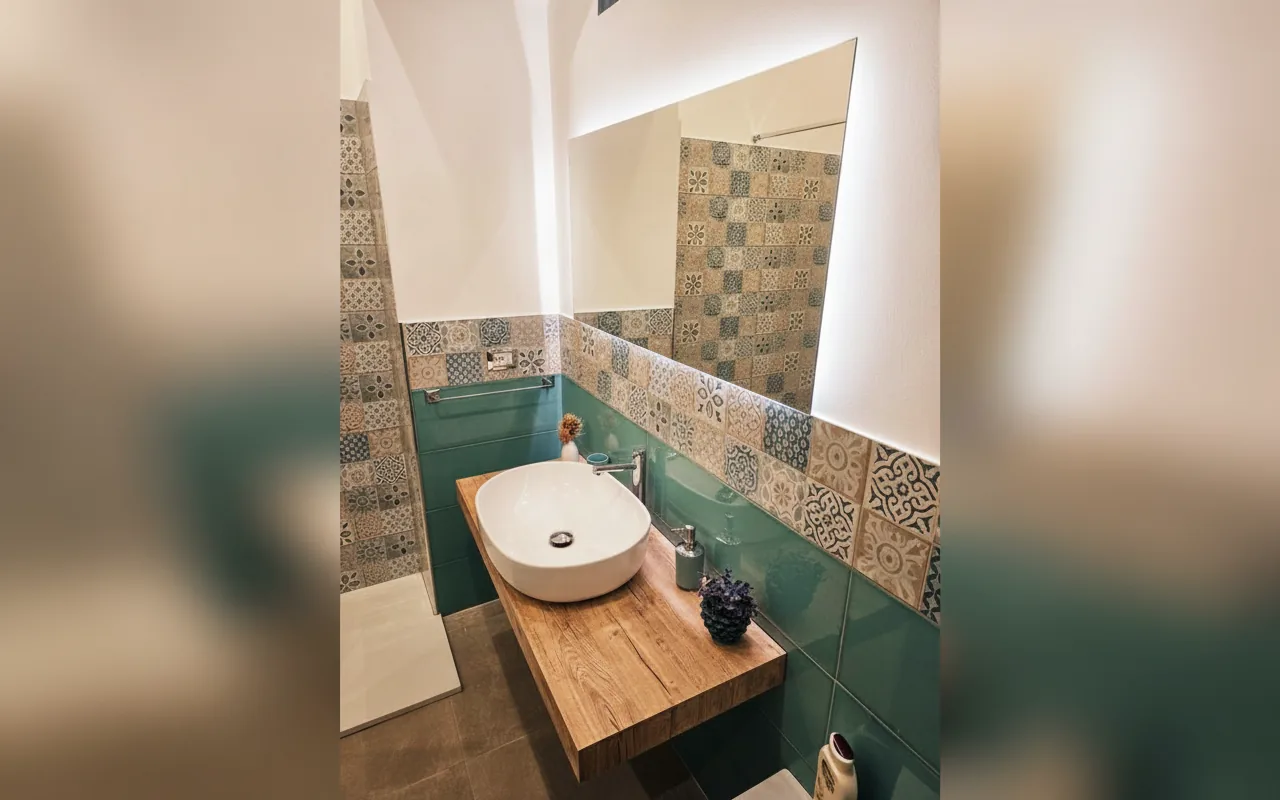 Camera con bagno privato — Court Holiday - La casa del Giudice, Palermo (Sicilia) (foto 12)